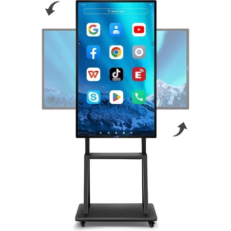JYXCN Smart Board 49 inch 4k IR Touch All-in-One Interactive Whiteboard with Wireless for Classroom, Office & Presentations