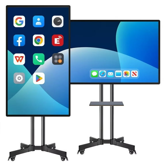 JYXCN Smart Board 49 Inch, All-in-One Touch Screen Interactive Whiteboard with Dual System & Cloud Sharing Ideal for Office, Education & Presentations Smart TVs