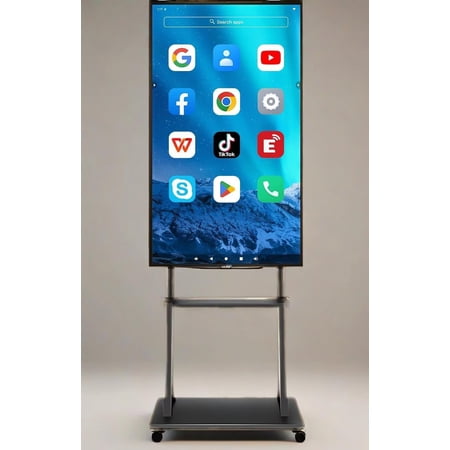 JYXCN Smart Board 49 Inch Interactive All-in-One Computer, Touch Screen with Dual System & Cloud Sharing For Classroom, Office & Presentations