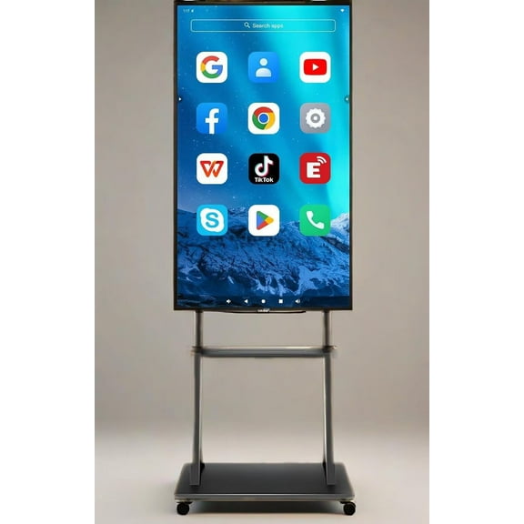 JYXCN Smart Board 49 Inch Interactive All-in-One Computer, Touch Screen with Dual System & Cloud Sharing For Classroom, Office & Presentations​