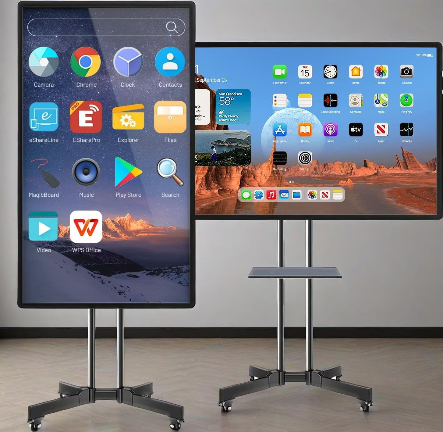 Walmart Deals of Walmart Black Friday Deals 2025 JYXCN Smart Board 49''Interactive Whiteboard Touch Screen All-in-One with Dual System, Effortlessly Share Ideas via Cloud, Perfect for Classroom Innovation, Office Brainstorming