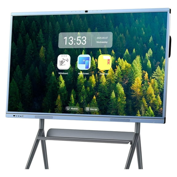 JYXCN Smart Board 4K 65 Inch Touch Screen All-in-One Interactive Whiteboard with Dual System & Cloud Sharing Ideal for Classroom, Office & Educational Presentations
