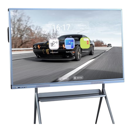 JYXCN Smart Board, 4K Uhd 55 Inch Digital Electronic Calendar, Dual System Cloud Sharing Performance Interactive Whiteboard for Meetings and Presentations
