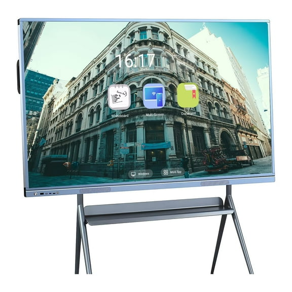 JYXCN Smart Board, 4K Uhd Interactive Whiteboard for Classroom, 55 Inch Digital Electronic All-in-One Whiteboard and Smartboard for Presentation and Education
