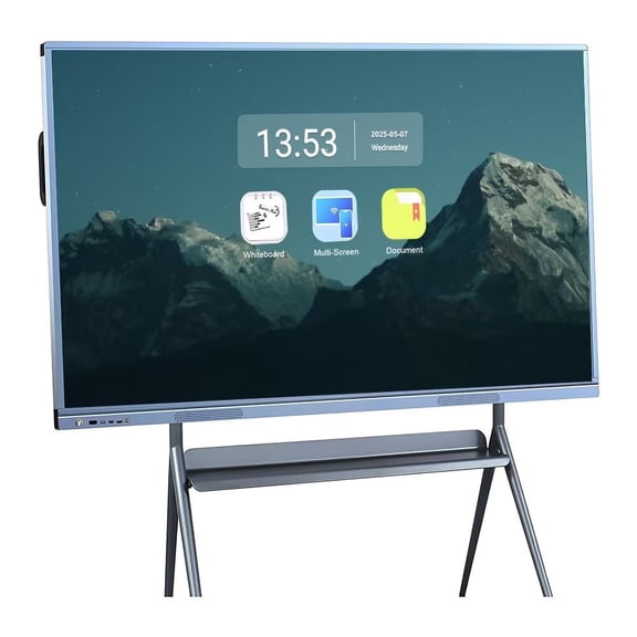 JYXCN Smart Board 55" 4K, Touch Screen Electronic Calendar All-In-One Smartboard Digital Whiteboard Wireless Casting & Eye Protection Smart TVs