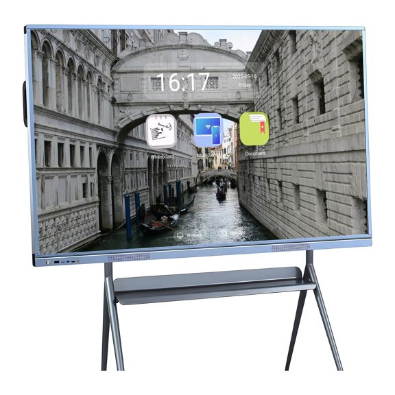 JYXCN Smart Board, 55'' 4K UHD Interactive Whiteboard, All in One Smartboard for Office, Digital Smart Whiteboard Built in Dual System&nbsp; for Classroom
