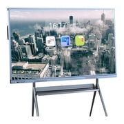 JYXCN Smart Board 55 Android 11 & Windows 4K Display, Built-in WPS Office, Reversed ControlPort for Industrial Use