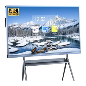 JYXCN Smart Board 55 Inch Touch Screen Computer, Boost Productivity! All-in-One Interactive Whiteboard with Dual System & Cloud Sharing for Education & Conferences