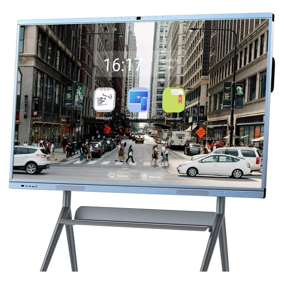 JYXCN Smart Board 65inch Pro Live Streaming Display, Screen Mirroring Reverse Control IR Touch Rotatable 4K Monitor Wireless 5G/WiFi Connectivity for Digital Signage, School & Conferences