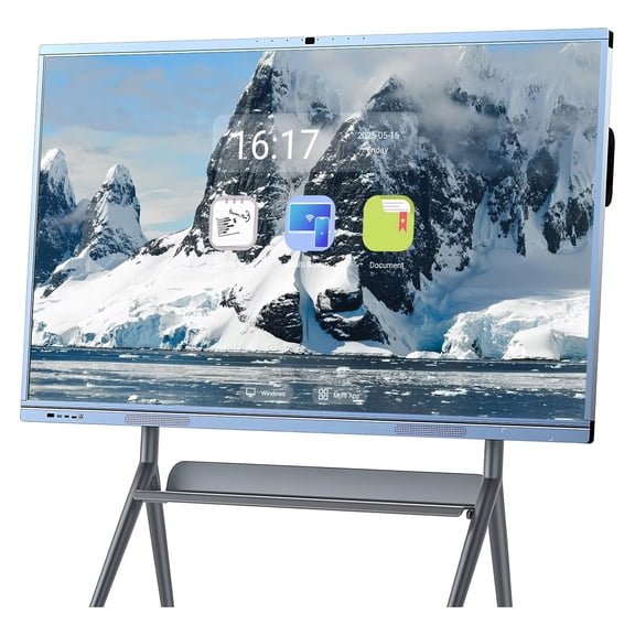 JYXCN Smart Board 65inch Touch Screen Mirroring Reverse Control IR Rotatable 4K Monitor Wireless Presentation Boards for Digital Signage, School & Office