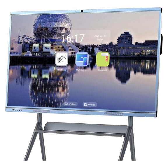 JYXCN Smart Board 65inch Touch Screen Mirroring Reverse Control IR Wireless Presentation Boards for Digital Signage, School & Office