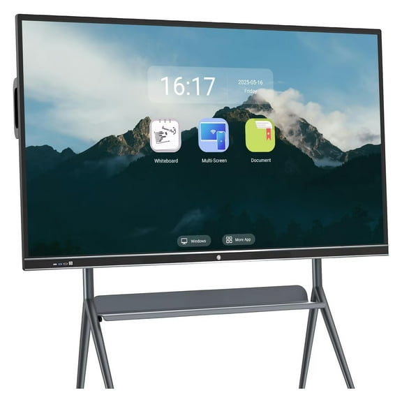JYXCN Smart Board, 86 Inch Touch Screen Digital Electronic Calendar Whiteboard, live streaming All-In-One Computer 2160P Monitor Player for Advertisin and Digital Signage Displays