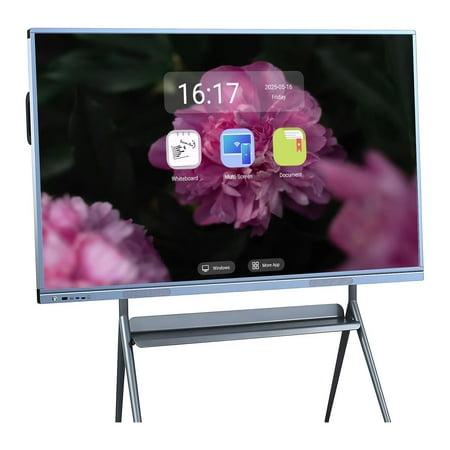 JYXCN Smart Board for Classroom, 55 Inch Touch Screen All-In-One Computer, cloud sharing Dual System Interactive Whiteboard for Conference for Education, education and presentation