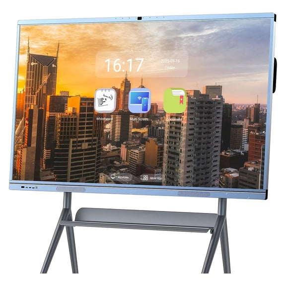 JYXCN Smart Boards 65''Touch Screen Mirroring Reverse Control IR Wireless Presentation Boards for Digital Signage, School & Office