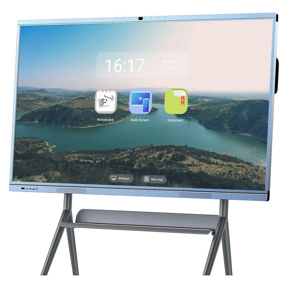 JYXCN Smart Boards 65inch Pro Reverse Control IR Touch Rotatable 4K Monitor Wireless 5G/WiFi Connectivity for Digital Signage, School & Conferences