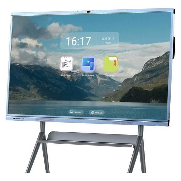 JYXCN Smartboard 65inch Pro Reverse Control IR Touch Rotatable 4K Monitor Wireless 5G/WiFi Connectivity for Digital Signage, School & Conferences