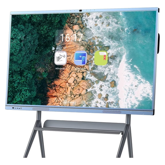 JYXCN Smartboard 65inch Reverse Control IR Rotatable 4K Monitor Wireless Presentation Boards for Digital Signage, School & Office