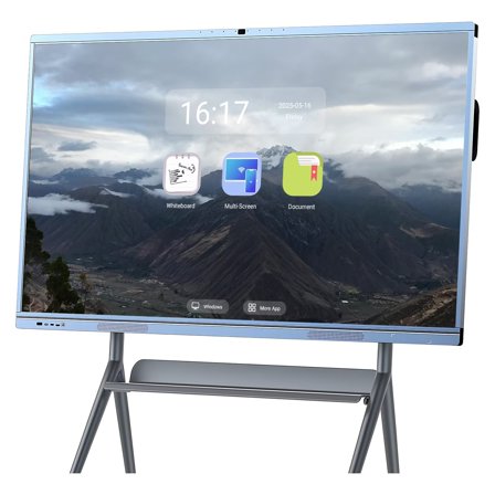 JYXCN Touch Screen Board, 65 Inch Digital Electronic interactive Whiteboard and Smartboard, 4K Monitor dual system Touchscreen for Presentation and Player for Advertisin