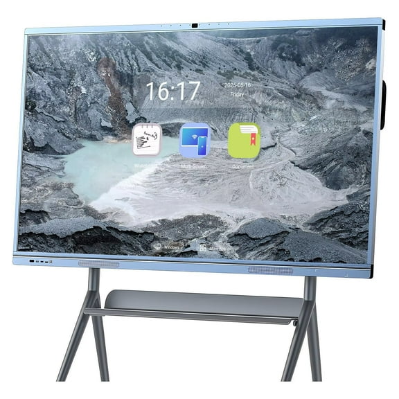 JYXCN Touch Screen Board, 65 Inch Smart Board All In One Interactive Whiteboard Player for Advertisin, Electronic Calendar for Family, Conference and Advertising Display