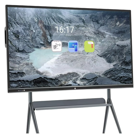 JYXCN Touch Screen Board, 86 Inch Smart Board All In One Interactive Whiteboard Player for Advertisin, Electronic Calendar for Family, Conference and Advertising Display