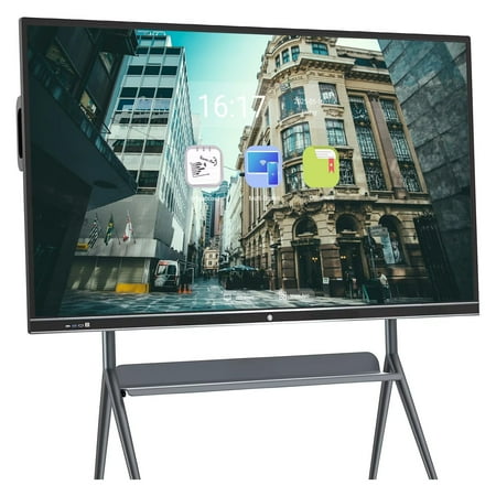 JYXCN Touch Screen Board, 86 Inch Touch Screen All-In-One Computer Digital Electronic Whiteboard, Electronic Calendar Touchscreen Monitor Player for Advertisin