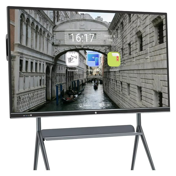 JYXCN Touch Screen Board, 86 Inch Touch Screen Digital Electronic Calendar Whiteboard, All-In-One Computer 2160P Monitor Player for Advertisin and Digital Signage Displays