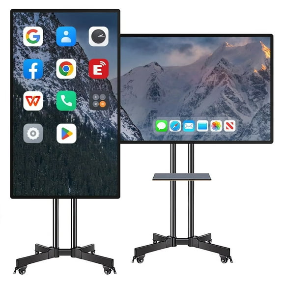 JYXOIHUB 2K Smart Board 49 Inch Interactive Whiteboard All-in-One, Touch Screen Computer with Dual System & Cloud Sharing Suitable for Classroom, Office & Presentations(Include Wall Mount)