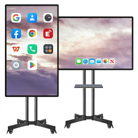 JYXOIHUB 49" 2K Smart Board, Multi-Touch Whiteboard Dual OS & Wireless Sharing Smartboard Interactive Display for Education Training, Offices(Include Wall Mount)