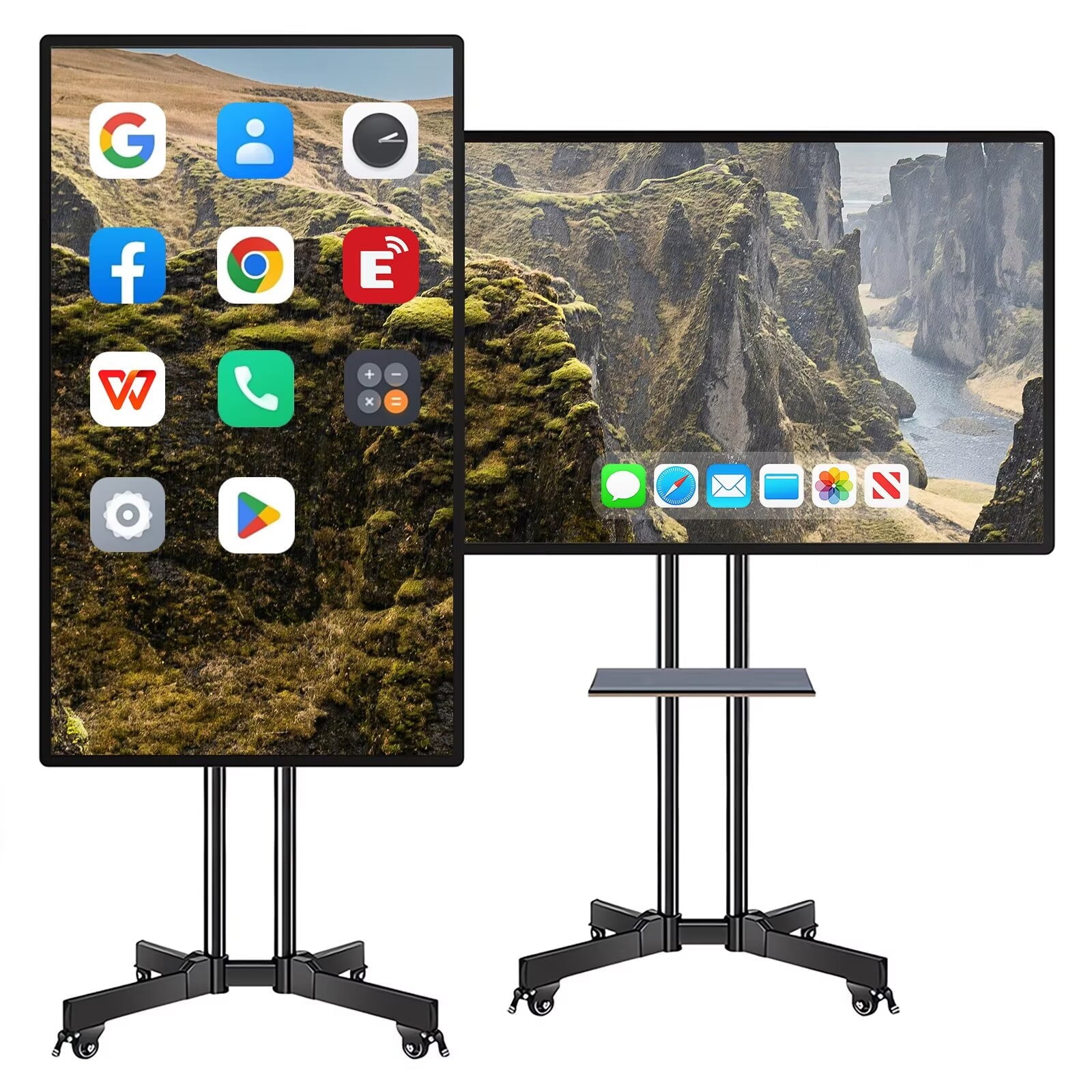 JYXOIHUB 49 Inch Android Smart TV, 1080P Touchscreen, Eshare Mirroring, School Classroom Equipment