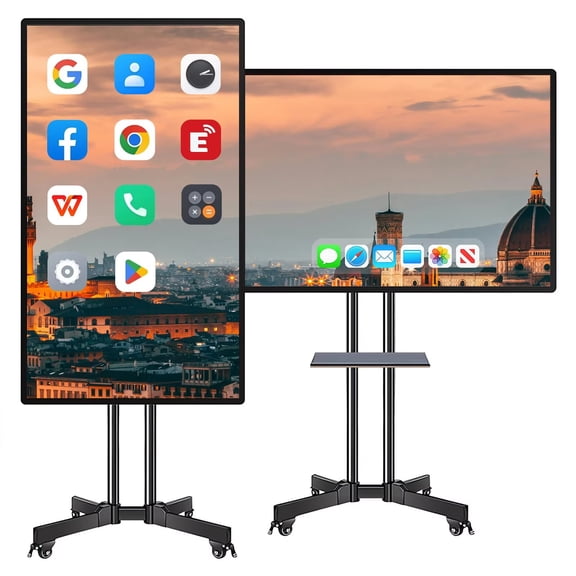 JYXOIHUB 49" Smart TVs Digital Electronic Whiteboard Dual OS Google Touch Drive & Dropbox Sync for Classroom, Office and Livingroom(Include Wall Mount)