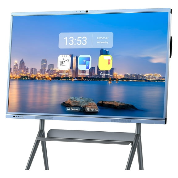 JYXOIHUB 4K-Compatible Smart Display 65 Inch for HDMI/VGA Inputs​Multi-Touch Interactive Whiteboard for Retail/Digital Signage/Classroom​​