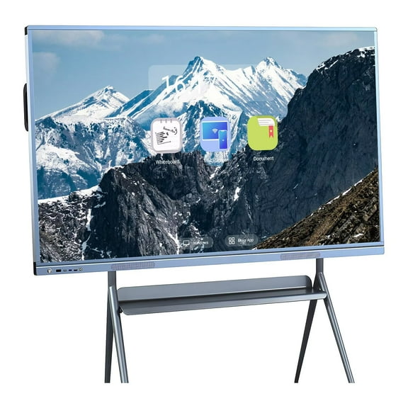 JYXOIHUB 4K Smart Board 55 Inch Interactive All-in-One Computer, Touch Screen with Dual System & Cloud Sharing For Classroom, Office & Presentations(Include Wall Mount)