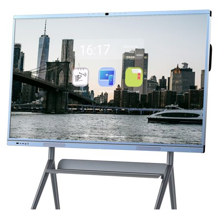 JYXOIHUB 4K Smart Board 65 Inch Touch Screen All-in-One, Interactive Whiteboard with Dual System & Cloud Sharing Ideal for Classroom, Office & Educational Presentations(Include Wall Mount)