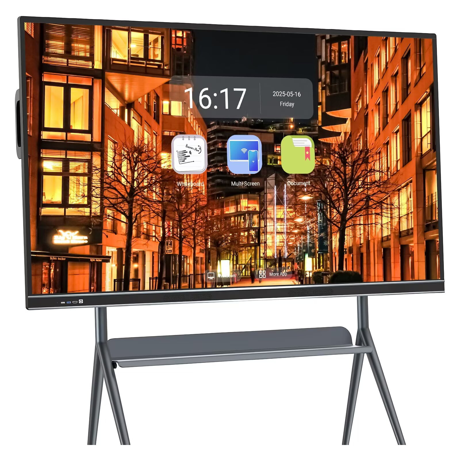 JYXOIHUB 4K Smart Board 75 Inch Interactive Whiteboard All-in-One ...