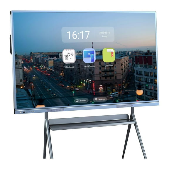 JYXOIHUB 55 Inch Smart Board, Touch Screen Digital Electronic Calendar All-In-One Smartboard, 4K Touch Screen for Teaching STEM & Remote Learning(Include Wall Mount)