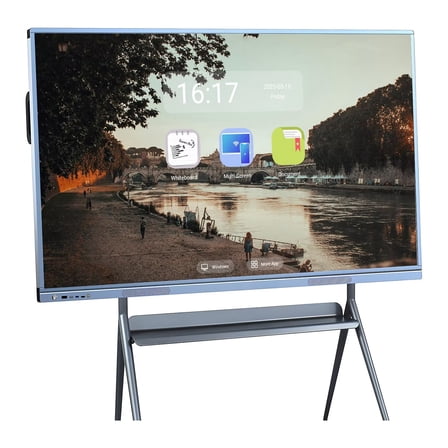JYXOIHUB 55''Smart Displays Pro Live Streaming Display, Screen Mirroring Reverse Control IR Touch Rotatable 4K Monitor Wireless 5G/WiFi Connectivity for Digital Signage, Classrooms & Conferences