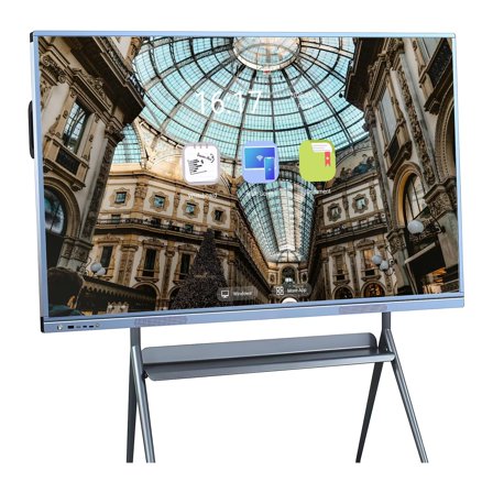 JYXOIHUB 55 inch Smart Boards Screen Mirroring Reverse Control IR Touch Rotatable 4K Monitor Wireless 5G/WiFi Connectivity for Digital Signage, Classrooms & Conferences