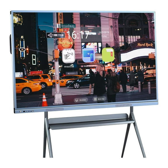 JYXOIHUB 55 inch Smartboard Screen Mirroring Reverse Control IR Touch Rotatable 4K Monitor Wireless 5G/WiFi Connectivity for Digital Signage, Classrooms & Conferences