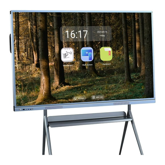 JYXOIHUB 55inch Smart Board Pro Reverse Control IR Touch Rotatable 4K Monitor Wireless 5G/WiFi Connectivity for Digital Signage, Classrooms & Conferences