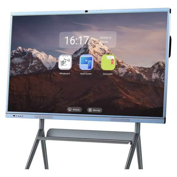 JYXOIHUB 65" 4K Smart Board, Interactive Whiteboard Dual OS, Touch Screen Smart Board for Classroom and Business Presentations(Include Wall Mount)