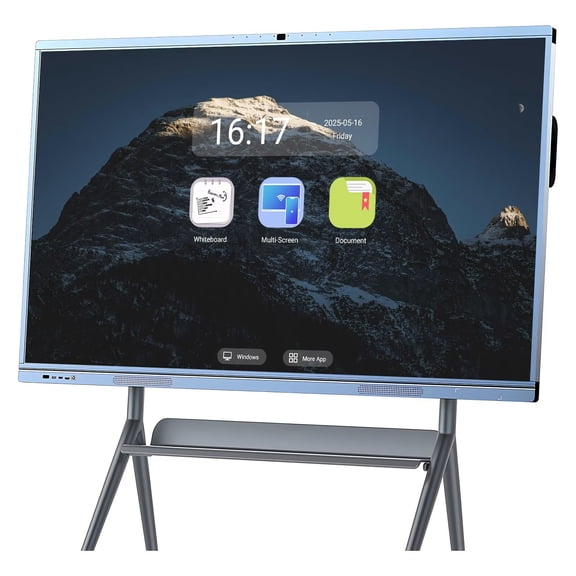 JYXOIHUB 65" 4K Smart Board Windows & Android Electronic Whiteboard 20-Point Touch for Classroom, Office and Livingroom(Include Wall Mount)