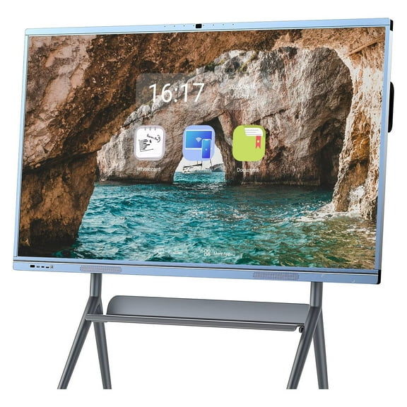 JYXOIHUB 65" Touch Screen Smart Board, 2160p Interactive Whiteboard for School, Office & Training(Include Wall Mount)