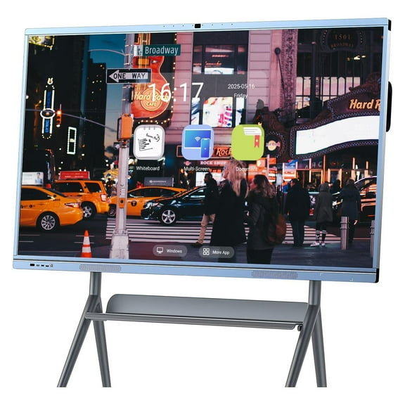 JYXOIHUB 65 inch Smartboard Screen Mirroring Reverse Control IR Touch Rotatable 4K Monitor Wireless 5G/WiFi Connectivity for Digital Signage, Classrooms & Conferences