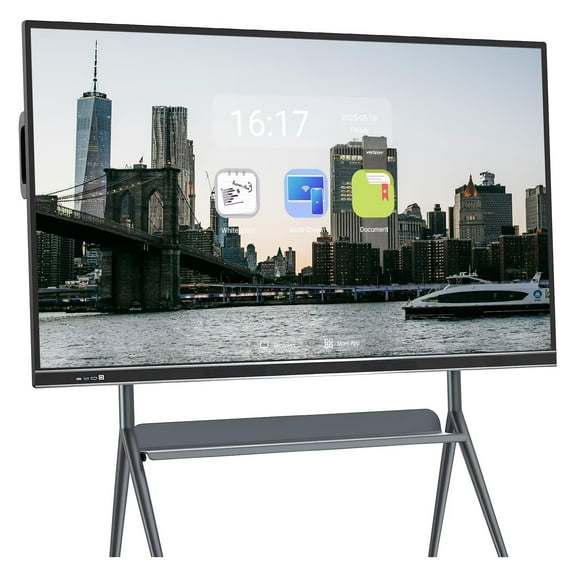 JYXOIHUB 75 Inch Digital Whiteboard, 2160p Touch Screen Smart Board for Teaching, Presentations & Meetings(Include Wall Mount)