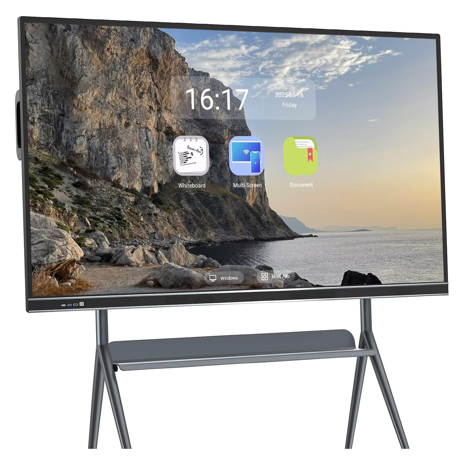 JYXOIHUB 75 Inch Interactive Smart Board, 4K UHD Touchscreen Dual OS ...