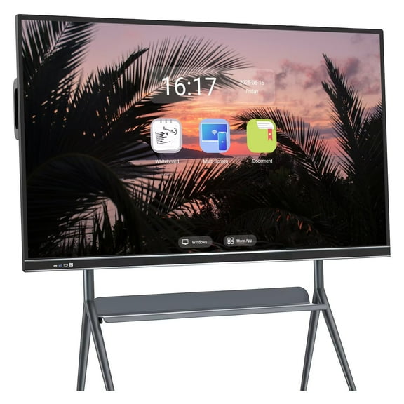 JYXOIHUB 75 Inch Smart Board Digital Signage Player & Whiteboard Combo for Retail Ads, Education & Conferences