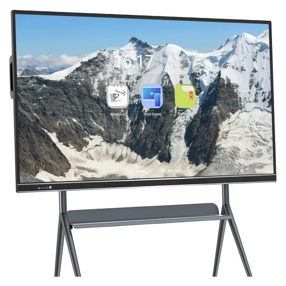 JYXOIHUB 86''4K UHD Interactive Whiteboard, Smart TVs, All in One Smartboard for Office, Digital Smart Whiteboard Built in Dual System for Classroom