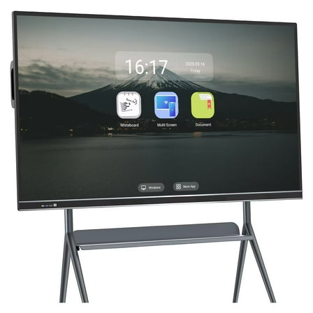 JYXOIHUB 86 Inch Smart Board Interactive Display with 10-Point Touch & Screen Mirroring for Team Collaboration