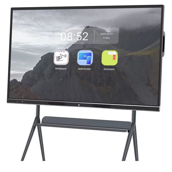JYXOIHUB 86" Interactive Whiteboard 4K Touch Screen Cloud Collaboration Electronic Whiteboard for Classroom, Office and Livingroom(Include Wall Mount)