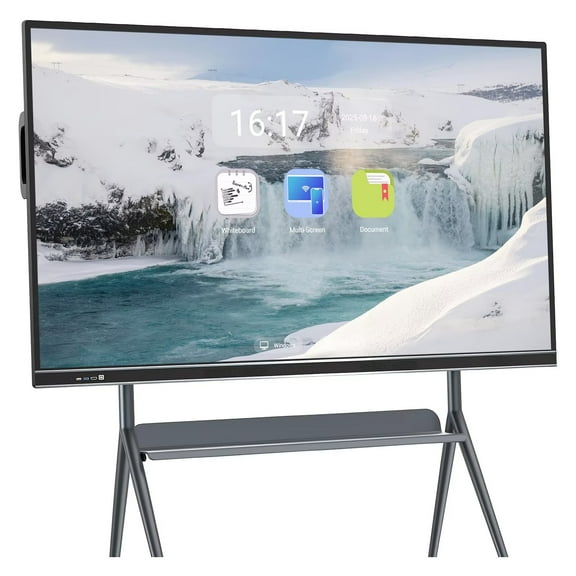 JYXOIHUB 86" Smart Board for Classroom, 2160p Touch Screen Digital Whiteboard Wireless Casting(Include Wall Mount)